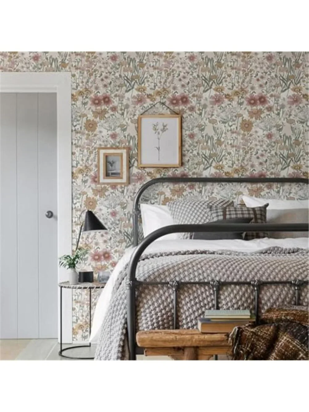 Vintage Floral Peel Stick Wallpaper Removable Vinyl Contact Paper Waterproof